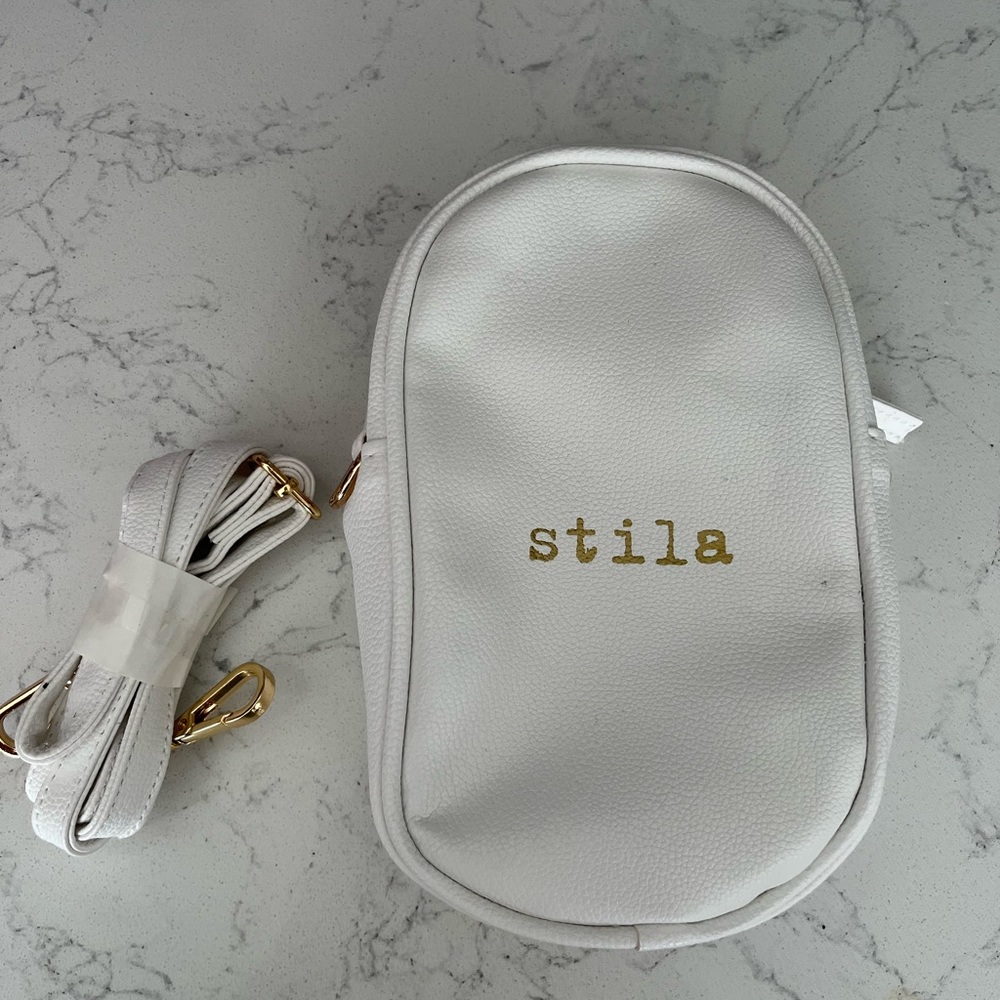 NWT STILA make up bag with strap